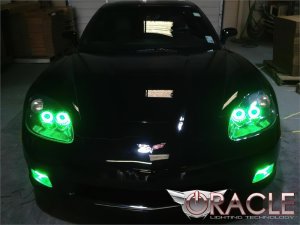 Chevrolet Corvette C6 Fog Light Halo Kit - ORACLE Lighting - LED - Blue - `05-`13